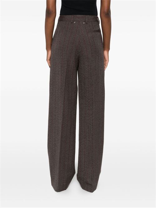 Wide-leg pinstriped trousers GOLDEN GOOSE | GWP02463P00209483120